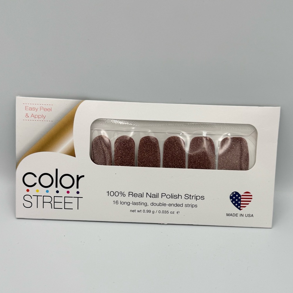 NWT Color Street Easy Peel & Stick Polish Strips Retired Color “Sahara Jewel”